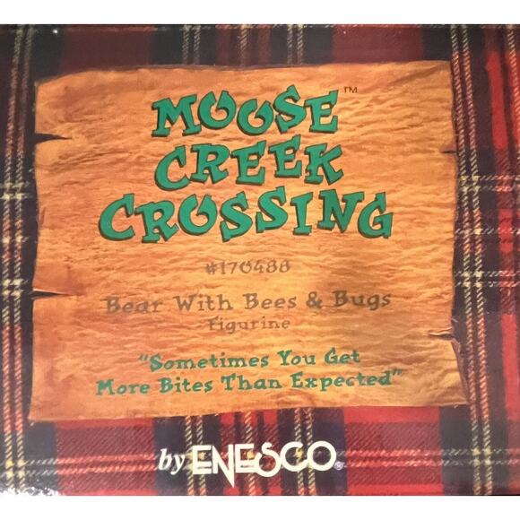 Enesco Moose Creek Crossing “Sometimes You Get More Bites…” 1995 #170488 - Picture 7 of 7